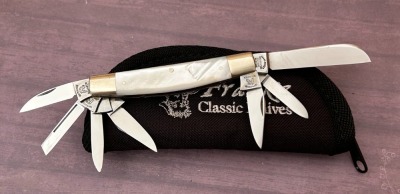 Fight'n Rooster International Cutlery Club 1985 II 7 Blade Pearl Congress - 2