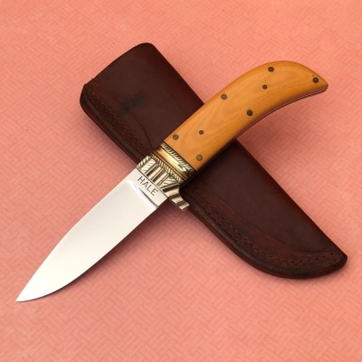 Lloyd Hale Rare Micarta Drop Point