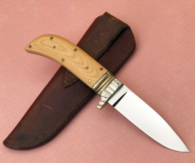 Lloyd Hale Rare Micarta Drop Point - 2