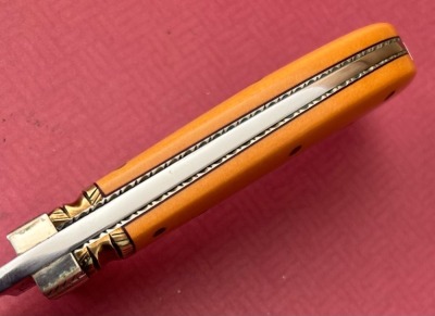 Lloyd Hale Rare Micarta Drop Point - 3