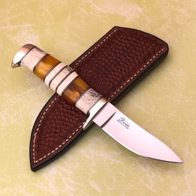 D'Holder "My Knife" oosik & amber