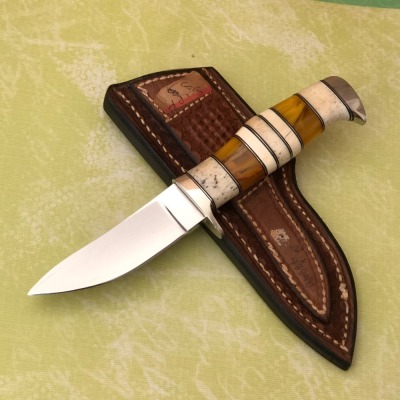 D'Holder "My Knife" oosik & amber - 2