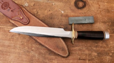 Randall No 1 Brown Button Heiser Sheath - 2