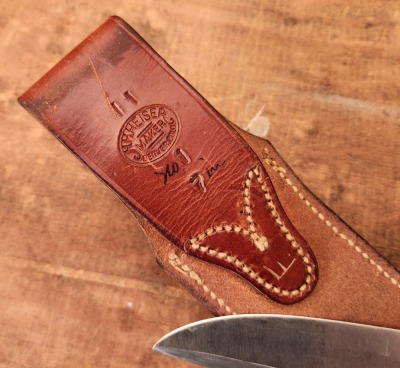 Randall No 1 Brown Button Heiser Sheath - 3