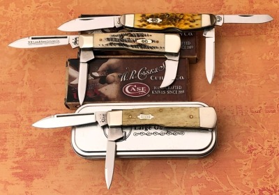 Three Case; Bartender, Humpback Whittler, and Gunstock