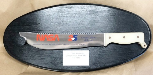 Case Commemorative NASA 25th Anniversary M-1 Bowie