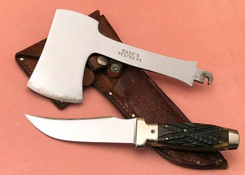 Case Knife Bone Knife Ax Combo