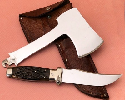 Case Knife Bone Knife Ax Combo - 2