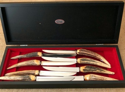 Case Set of 8 Stag Steak Knives