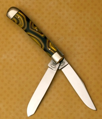 Fight'n Rooster Etched Trapper - 2
