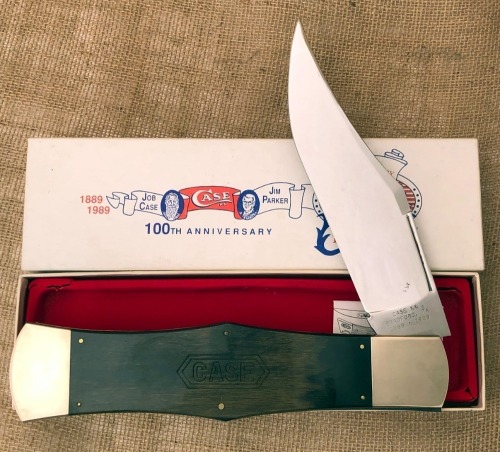 Case Wood Coke Bottle Display Knife