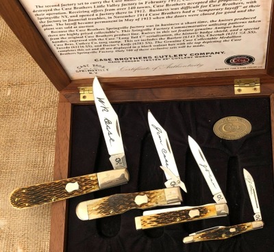 Case Commemorative for the Springfield NY Factory Four Piece Set - 3