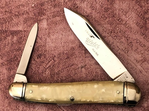 Ulster Knife Co Salesman's Sample Cracked Ice Half Whittler