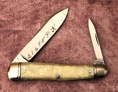 Ulster Knife Co Salesman's Sample Cracked Ice Half Whittler - 2