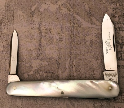 Ulster Knife Co Salesman's Sample Pearl Pen