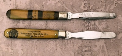 Pair of N.C. Canton Ohio Spatula Knives
