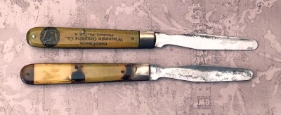 Pair of N.C. Canton Ohio Spatula Knives - 2