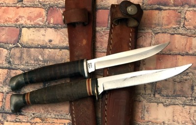 Case and Kabar Leather Small Hunters - 2