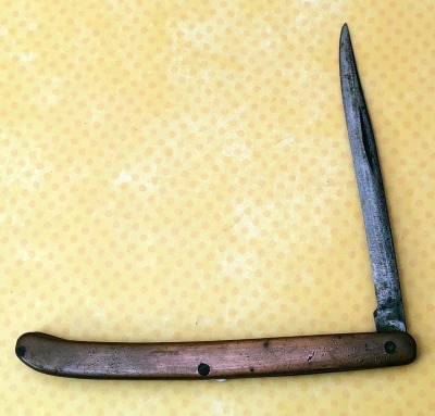 Large Copper Single Blade Slipjoint