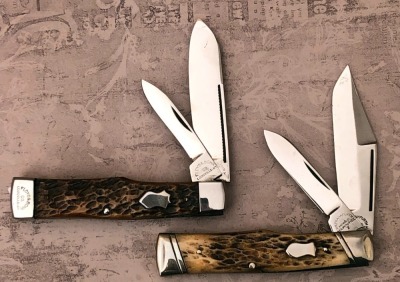 Pair of Bone Gunstock Jacks