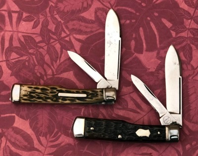 Two Vintage Remington Bone Gunstocks