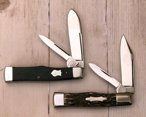 Pair of Gunstock Jacks, Honk Falls NY and Hart Cutlery NY