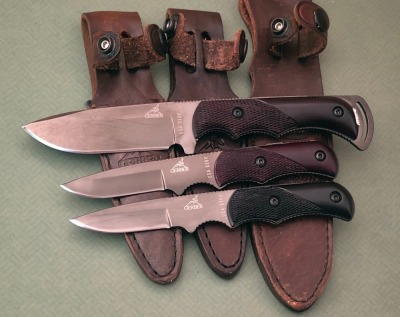 Three Gerber Fixed Blades