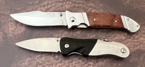SOG and Leatherman Locking Liners