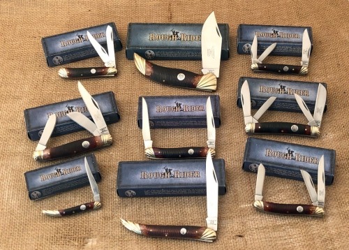 Nine Rough Rider Bone Folders
