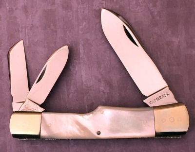 Large House of Coutel Sheffield Pearl Gunstock Whittler