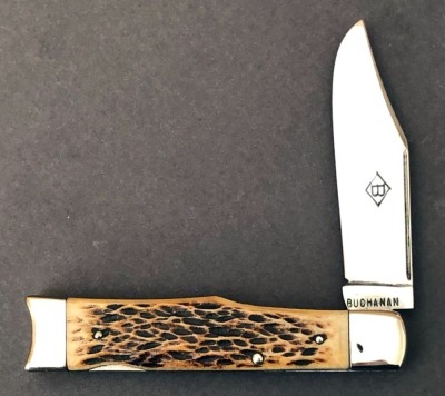 Buchanan Lexington KY custom made Bone Gunstock Lockback