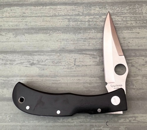 Spyderco Jess Horn Design