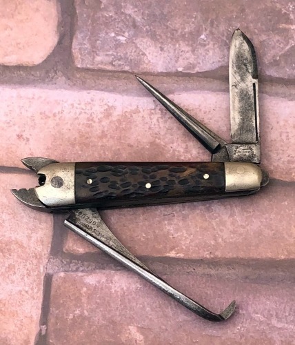 Barnett Tool Co Newark NJ Bone Plier Knife