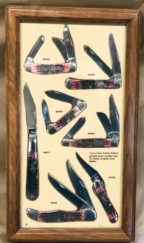 Case factory panel of 2001 knives
