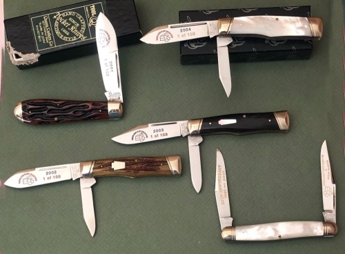 Five Different S&M & Queen NSBC knives