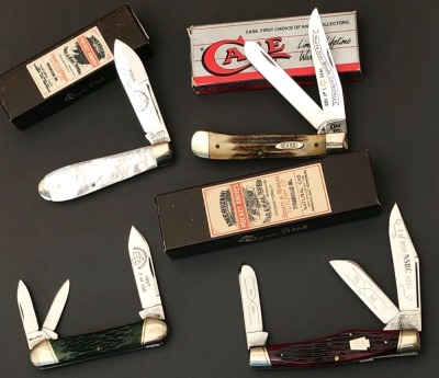 Four Knives for NSBC: Case Stag & Queen Cities