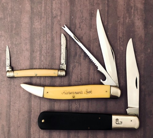 Remington Half Congress, Camillus Fish Knife and Queen Daddy Barlow