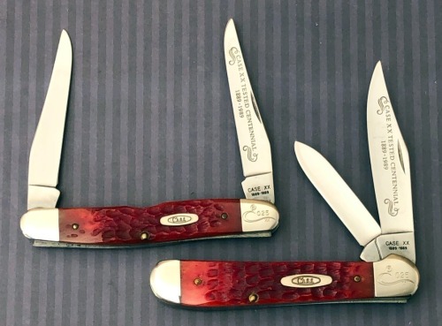 Case Centennial Red Bone Muskrat and Copperhead
