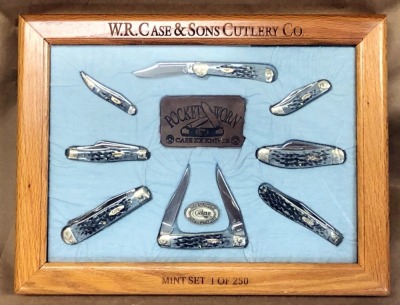Case Pocket Worn Black Bone 2001 Mint Set