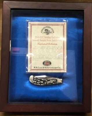 Case CCC 2010 Holiday Exclusive Bone Saddlehorn