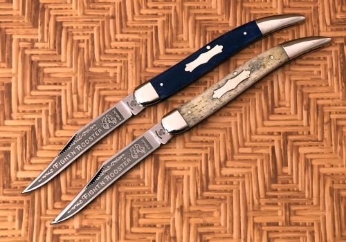 Pair of Fight'n Rooster Texas Toothpicks