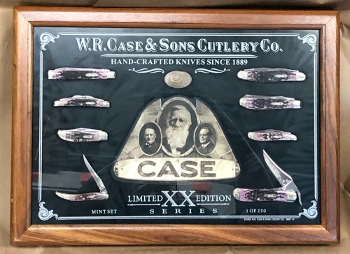 Case Limited XX Edition Cabernet Bone Mint Set