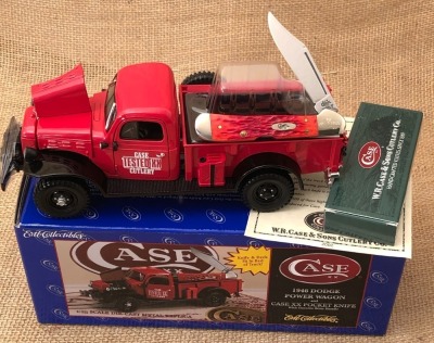 Case Die Cast 1946 Dodge Power Wagon and Red Bone Mini Copperlock