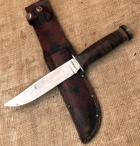 Robeson Shur Edge USA Leather Fighting utility WWII