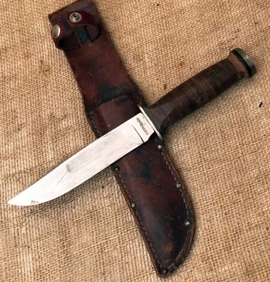 Robeson Shur Edge USA Leather Fighting utility WWII