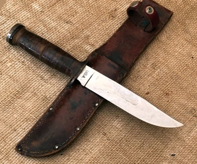 Robeson Shur Edge USA Leather Fighting utility WWII - 2