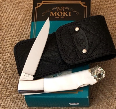 Moki Elvis Pearl with Abalone Inlay - 2