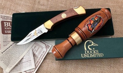 Ducks Unlimited Buck 112 and Duck Call