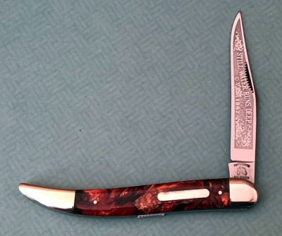 Fight'n Rooster Still Water Runs Deep Texas Toothpick Prototype