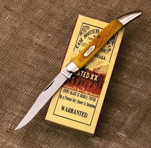 Case Classic 61098SAB Yellow Bone Texas Toothpick